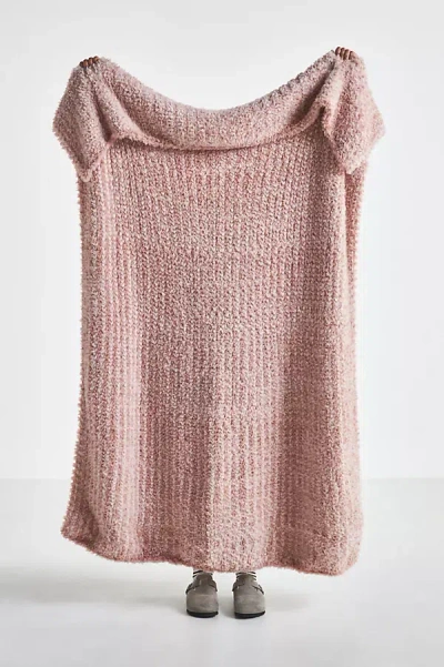 Anthropologie Hugger Throw Blanket In Pink