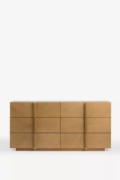 Anthropologie Hugo Oak Six-drawer Chest Of Drawers In Brown