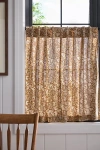 Anthropologie Hyacinth Printed Café Curtains, Set Of 2 In Brown