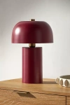 Anthropologie Hyperion Table Lamp In Burgundy