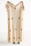 Anthropologie Icon Cotton Crochet Throw Blanket
