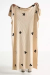 Anthropologie Icon Cotton Crochet Throw Blanket