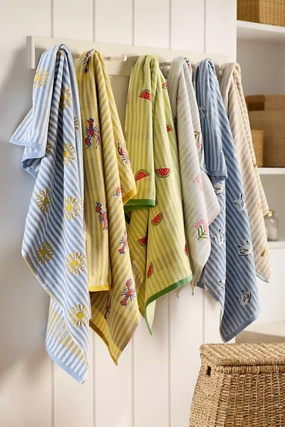 Anthropologie Icon Cotton Towel Collection In Multi