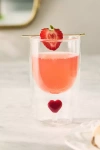 Anthropologie Icon Double-walled Glass Tumbler In Transparent