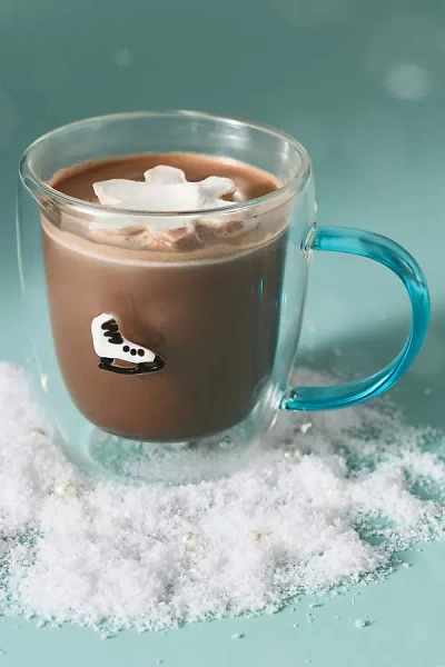 Anthropologie Icon Glass Mug: Holiday Edition In Transparent