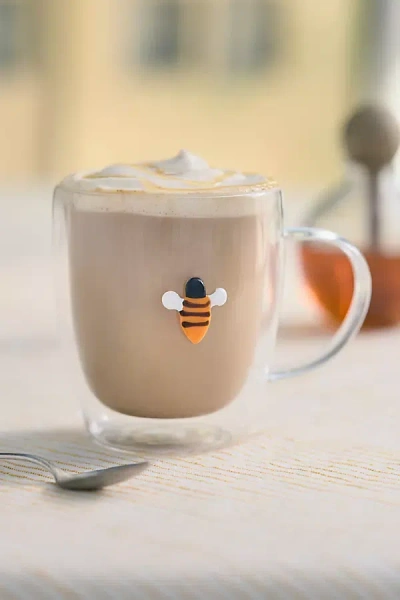 Anthropologie Icon Glass Mug In Transparent