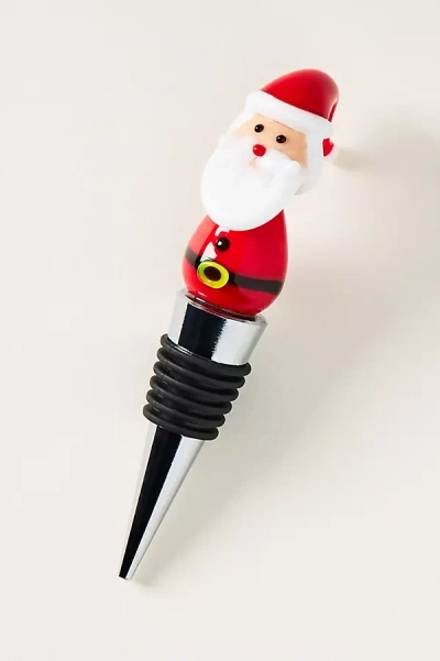 Anthropologie Icon Glass Wine Stopper In Multi
