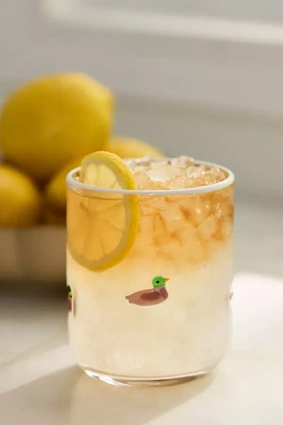 Anthropologie Icon Juice Glass In Transparent