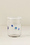 Anthropologie Lucky Juice Glass In Blue