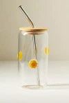 Anthropologie Icon Juice Sipper Glass In Transparent