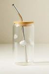 Anthropologie Icon Juice Sipper Glass In Transparent