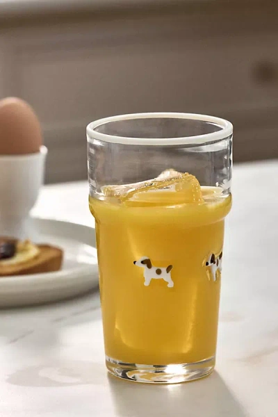 Anthropologie Icon Tumbler Glass In Transparent