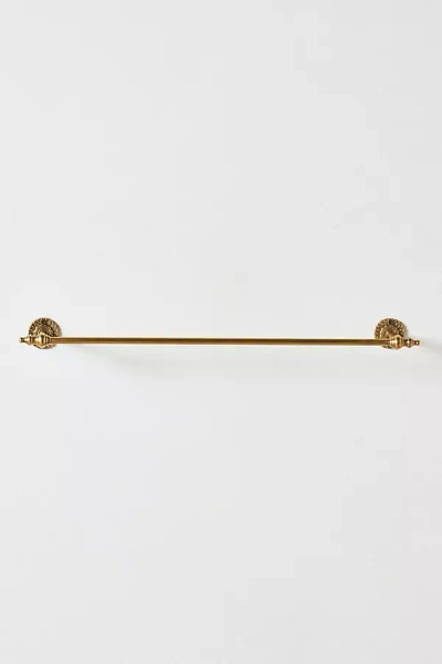 Anthropologie Ida Heritage Brass Towel Bar In Gold