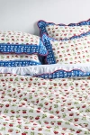 Anthropologie Iluka Cotton Printed Floral Quilt In Neutral