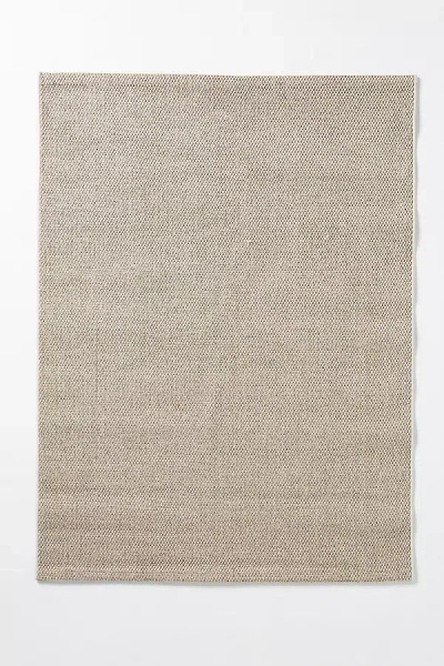 Anthropologie Indoor/outdoor Birdie Rug In Gray