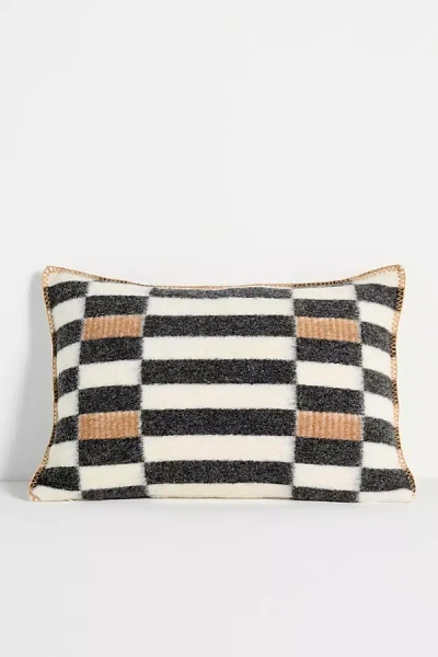 Anthropologie Ingrid Wool Geometric Pattern Pillow Cover