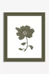 Anthropologie Ink + Petals Wall Art In Green