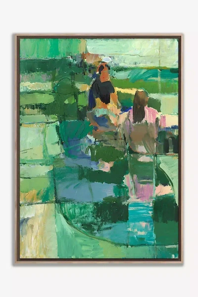 Anthropologie Interlude Iii Wall Art In Green