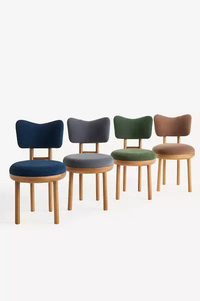 Anthropologie Irie Velvet Dining Chair