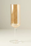 Anthropologie Isadora Flute Glasses, Set Of 4 In Gold