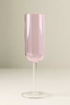 Anthropologie Isadora Flute Glasses, Set Of 4 In Pink