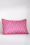Anthropologie Isadora Mix Print Floral Indoor/outdoor Pillow In Pink