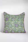 Anthropologie Isadora Mix Print Floral Indoor/outdoor Pillow In Green