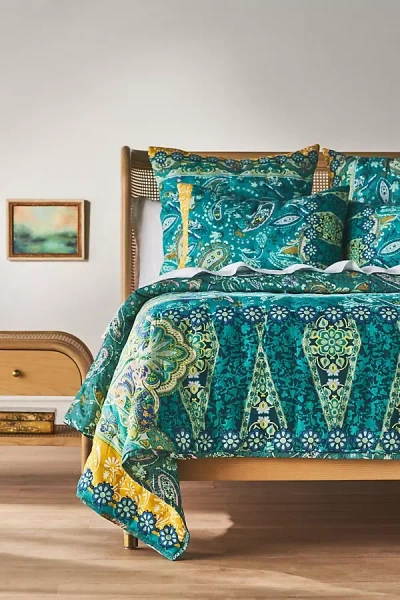 Anthropologie Iskra Quilt In Green