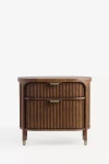 Anthropologie Isla 27" Fluted Wood Nightstand