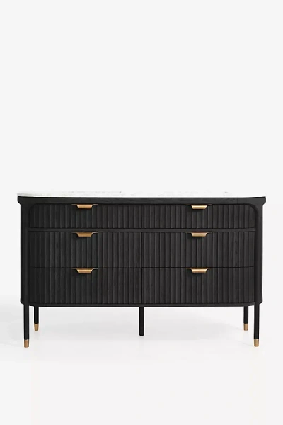 Anthropologie Isla Double Bathroom Vanity In Black