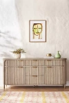 Shop Anthropologie The Isla Oval 70" Fluted-wood Sideboard