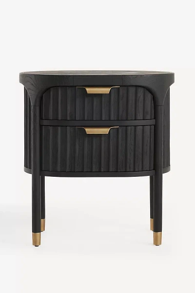 Anthropologie Isla Nightstand In Black