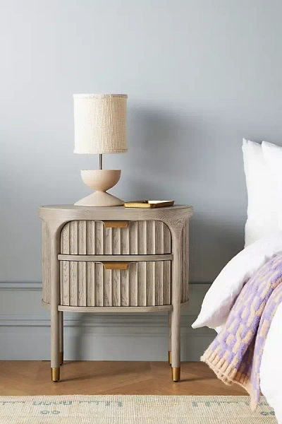 Anthropologie Isla Nightstand In Neutral