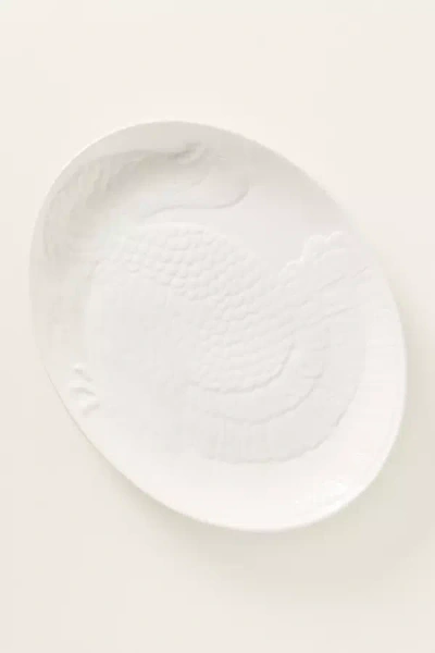 Anthropologie Italian Earthenware Figural Turkey Platter