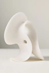 Anthropologie Ivory Resin Decorative Object In White