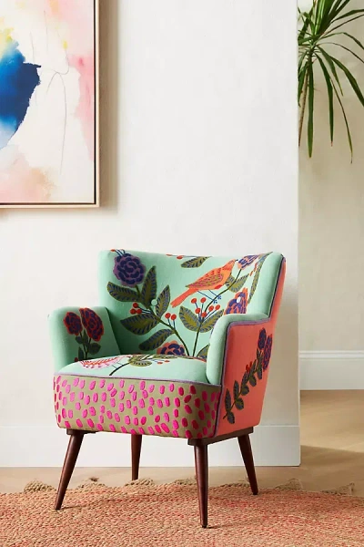 Anthropologie Izzy Petite Accent Chair In Multi