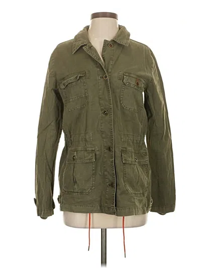 Pre-owned Anthropologie Jacket In Green