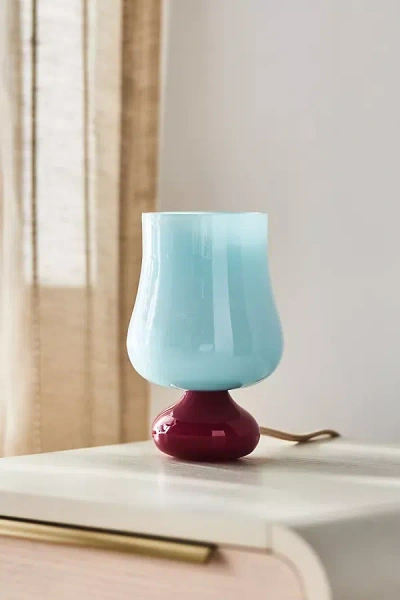 Anthropologie Jasper Table Lamp In Blue