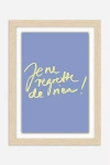 Anthropologie Je Ne Regrette De Rien! Wall Art In Multi
