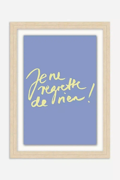 Anthropologie Je Ne Regrette De Rien! Wall Art In Multi