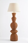 Anthropologie Jember Rattan Geometric Floor Lamp