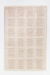 Anthropologie Jeremiah Brent Hand-knotted Geometric Wool Blend Rug In Neutral