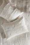 Anthropologie Jersey Channel-stitch Quilt In White