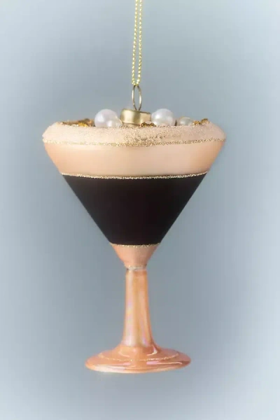 Anthropologie Jewelled Cocktail Glass Ornaments In Multi