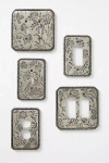 Anthropologie Joan Switch Plate In Silver
