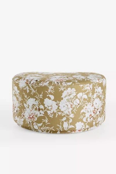 Anthropologie Joanie Ottoman In Gold