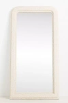 Anthropologie Jodi Upholstered Fabric Mirror