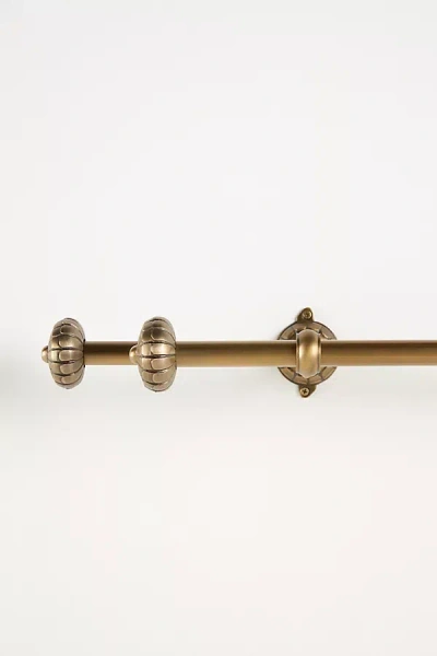 Anthropologie Johanna Double Curtain Rod In Gold