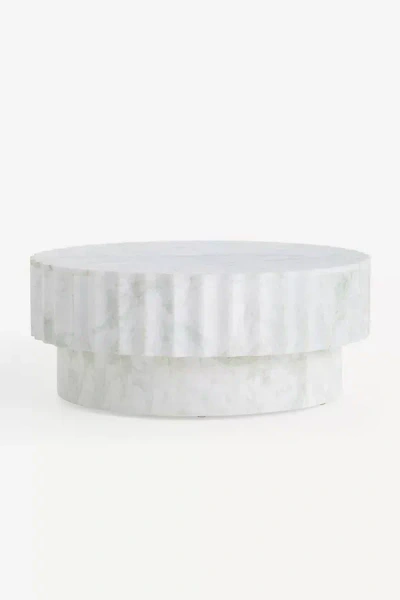 Anthropologie Jolie Marble Round 36" Coffee Table