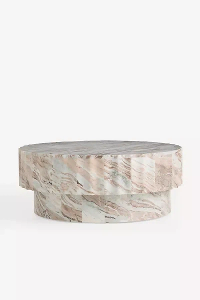 Anthropologie Jolie Marble Round 36" Coffee Table